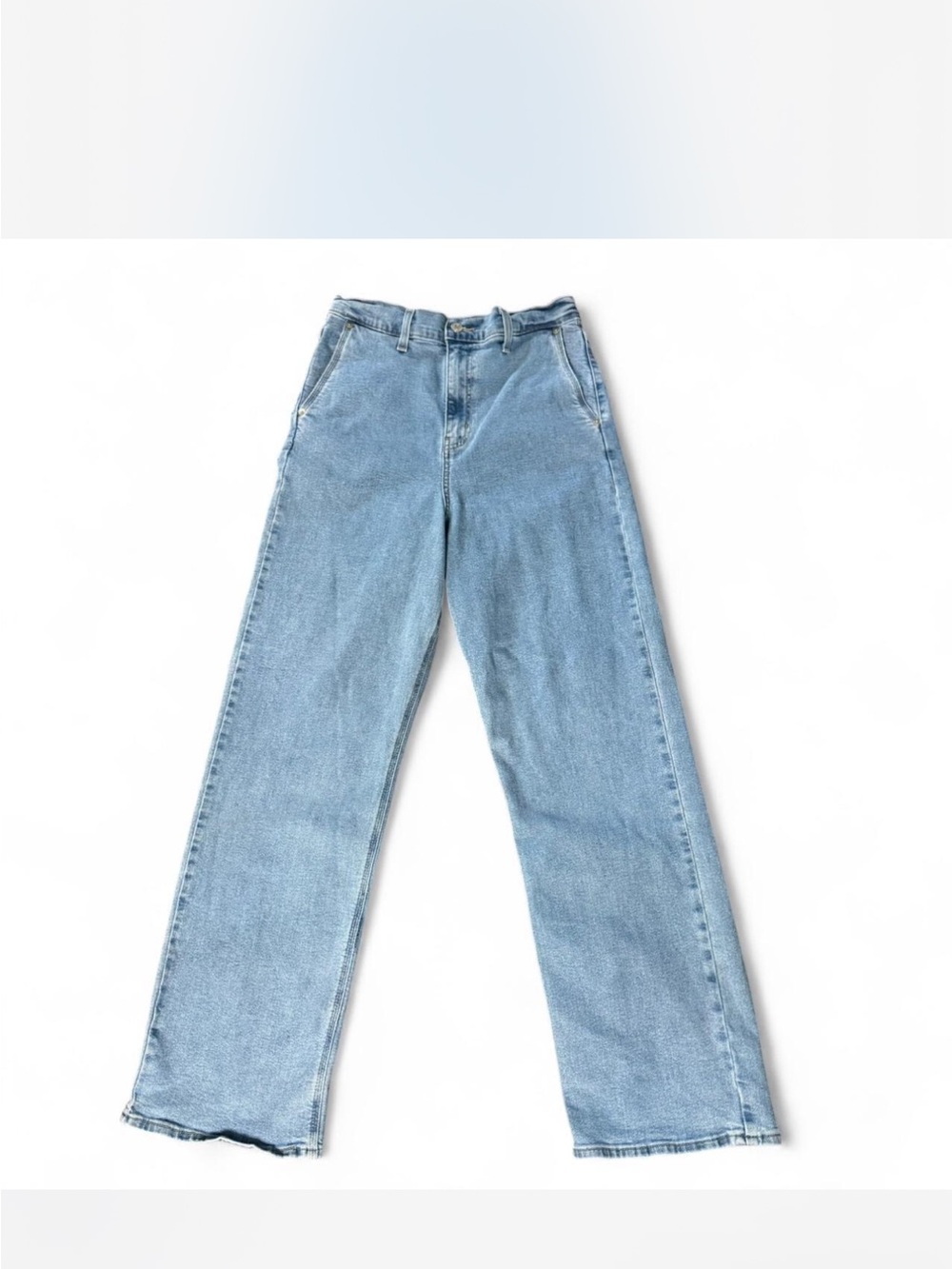 Levi's Light Blue Wide Leg Jeans